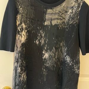 Ellie Tahari black Top- sz S.